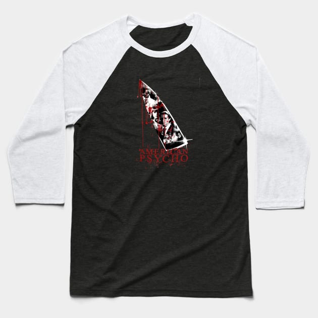 American Psycho Top Favorite Baseball T-Shirt by Visionary Canvas